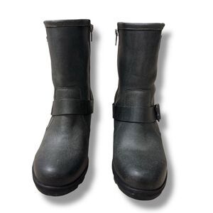 Sorel Joan Arctic Wedge II Boots 7.5 Zip Platform Street Style Winter Chic